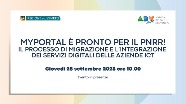 Convegno MyPortal e l’integrazione dei servizi digitali delle Aziende ICT