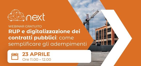 Webinar gratuito | RUP e digitalizzazione dei contratti pubblici